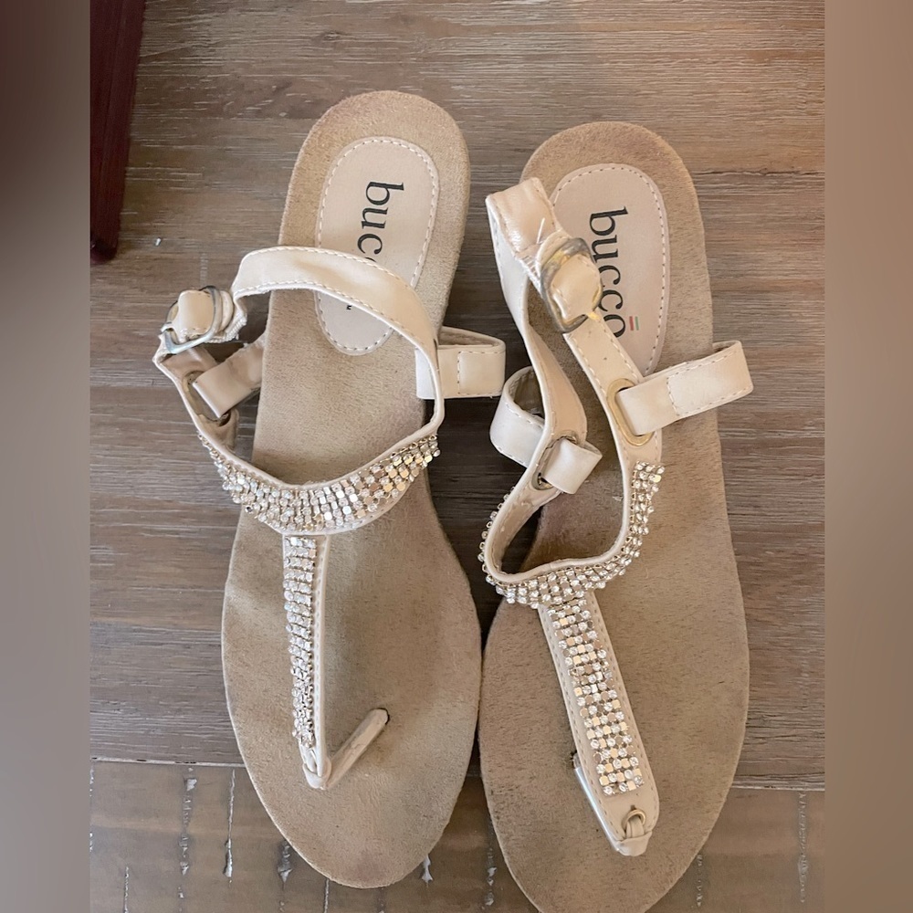 Bucco strappy wedge sandals